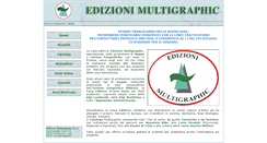 Desktop Screenshot of edizionimultigraphic.it